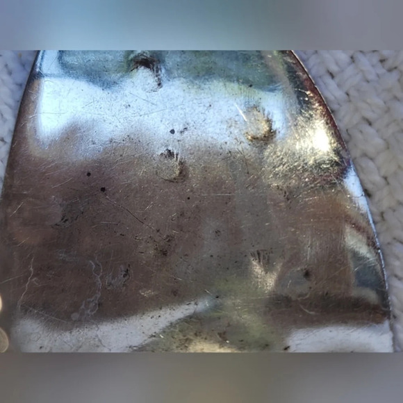 Handmade 80s Silver spoon Artisan bracelet - Picture 10 of 11